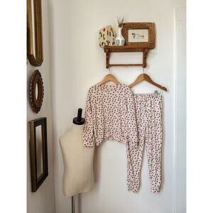 Jessica Simpson floral ribbed set - 6x